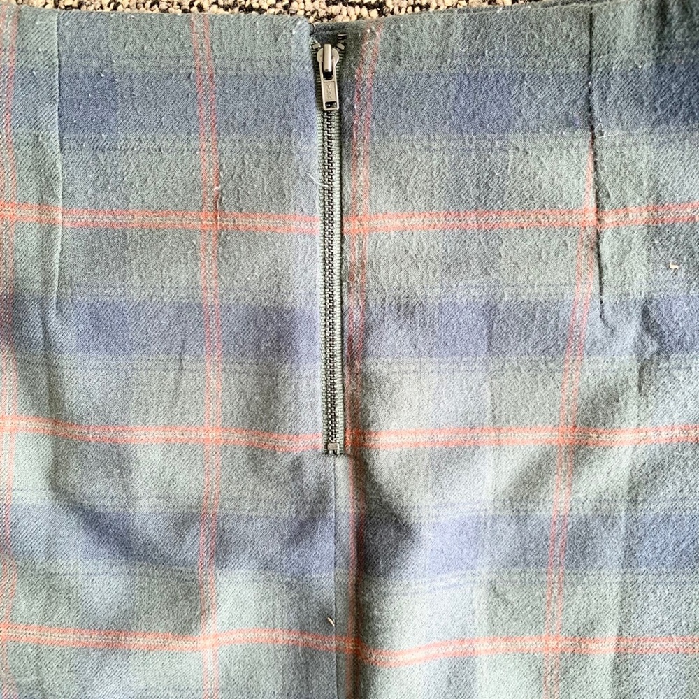 ♦️SOLD♦️Free People Tessa Plaid Faux Wrap Mini Ski - Picture 8 of 13